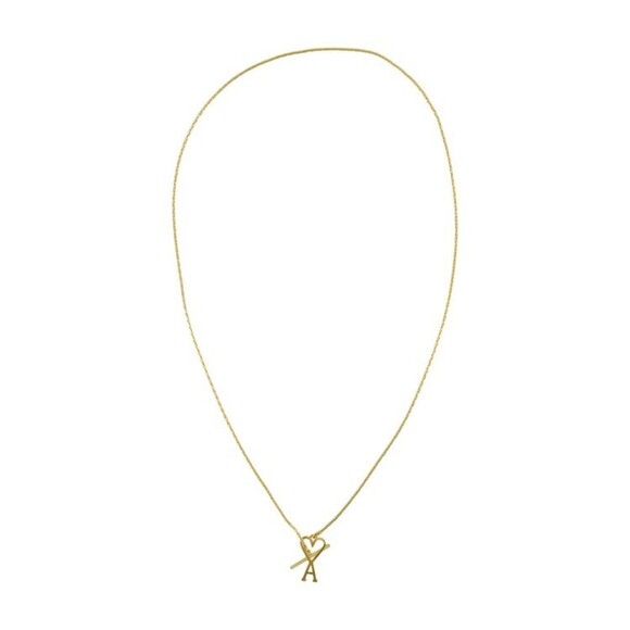 Ami Paris Adc Necklace - Metal - Gold - NWT